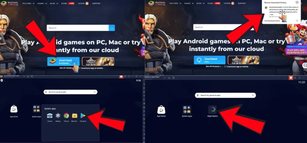 blue stack for card rummy pc